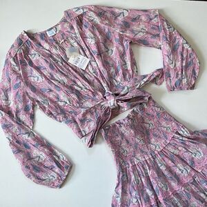 Mer St. Barth NWT Aubrey Skirt Set Small